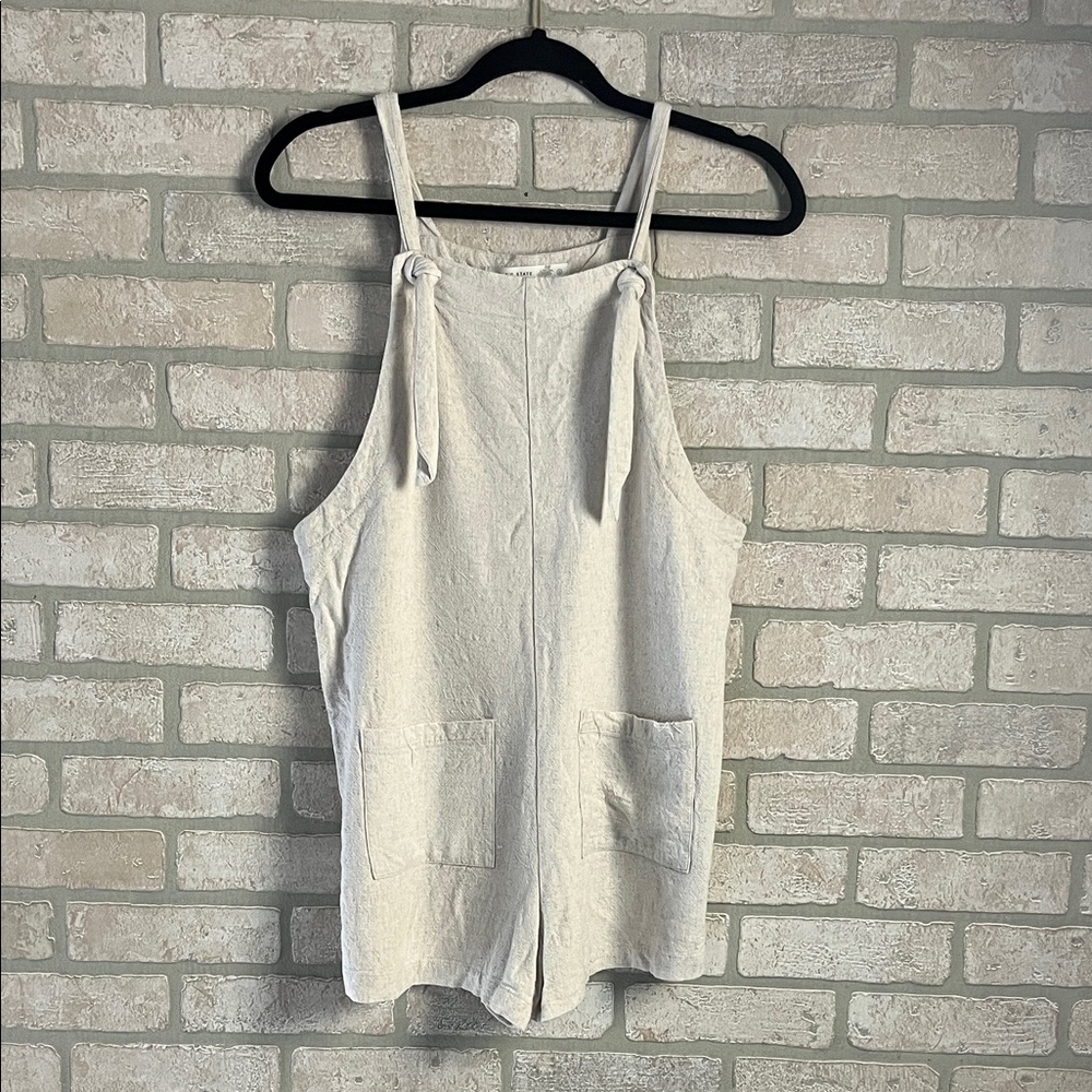 Altar’d State Linen Romper- Size S